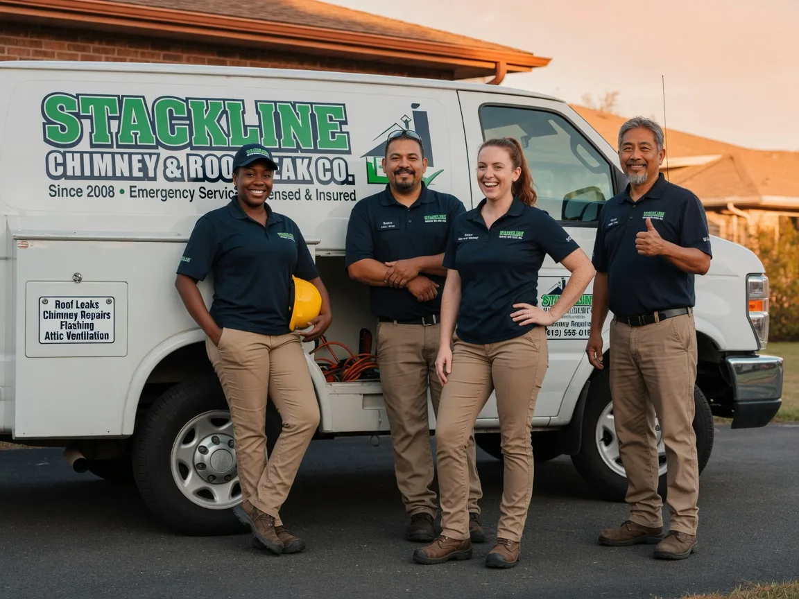 Chimney flashing repair company in Marion, TX